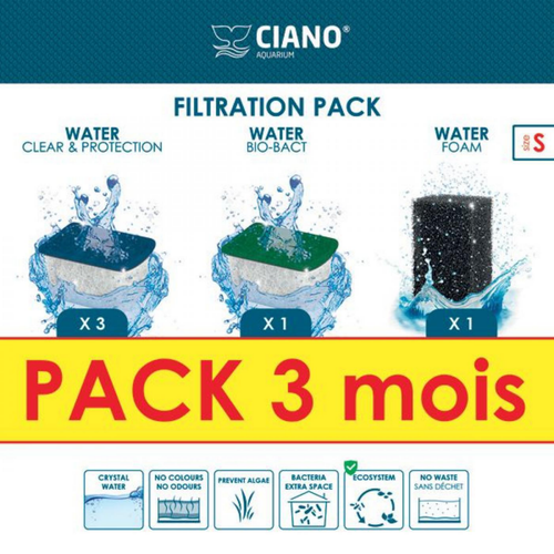 Visuel 1 du produit Pack de filtration taille S CIANO - Cartouches