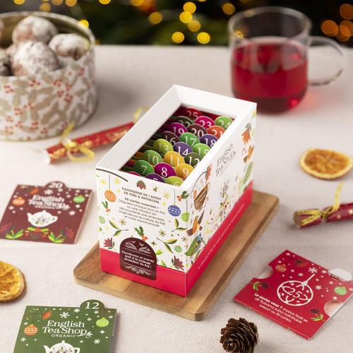 Visuel 3 du produit Calendrier de l'Avent à Cartes Bio 25 sachets Englishtea - 45 g