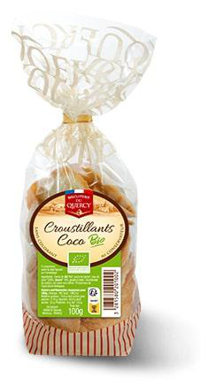 Visuel 1 du produit Croustillants coco bio Biscuits les Saules - 100 g