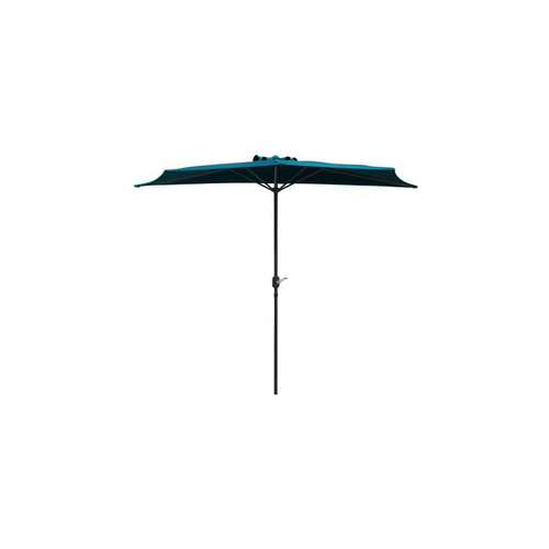 Visuel 1 du produit Demi parasol en aluminium et toile polyester bleu - Ø 300