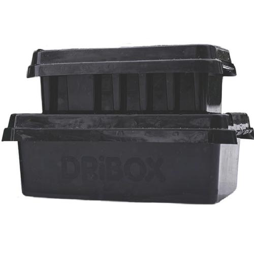 Visuel 2 du produit Boite de protection produits électriques en PVC coloris noir intérieur extérieur - 15 x 28 x 10 cm (taille S)