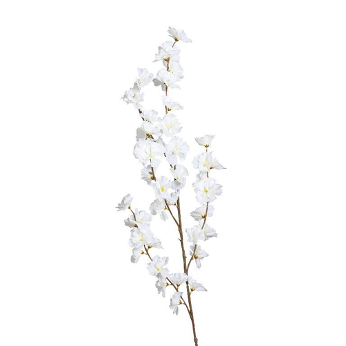 Visuel 1 du produit Branche de cerisier fleurie crème - 106 cm