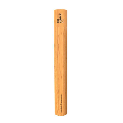 Visuel 1 du produit Étui brosse à dents coloris beige en bambou