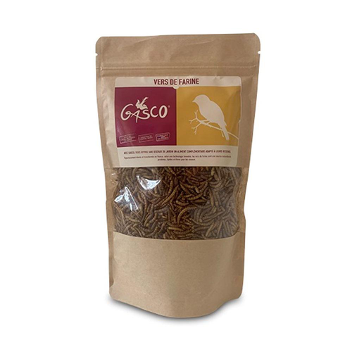 Visuel 1 du produit Vers de farine pour oiseaux de la nature Gasco - 200 g