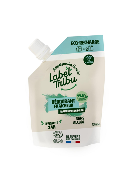 Visuel 1 du produit Recharge de déodorant fraicheur bio Label Tribu - 100 ml