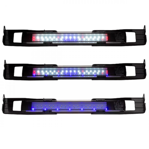 Visuel 3 du produit Rampe LED aquarium eau douce, duo Sunny & Plant, noir - AQUAEL Leddy Slim 2.0, 16 W