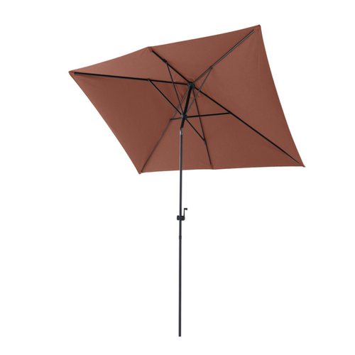Visuel 1 du produit Parasol rectangulaire à manivelle en aluminium - 200 x 300 cm