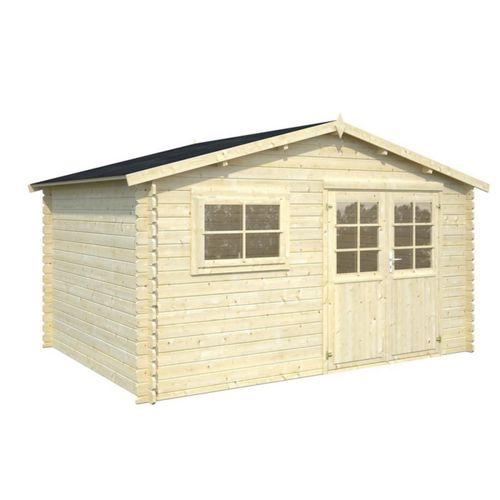 Visuel 3 du produit Abri de jardin naturel White Wood Bruges - 10.8 m² / 28 mm