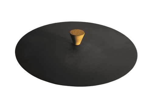 Visuel 1 du produit Mini étouffoir pour brasero B.B.O 58 coloris noir en acier brut Oyat - Ø 58 cm