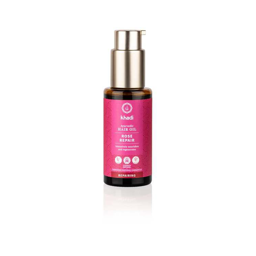 Visuel 1 du produit Huile capillaire Ayurvédique Rose Repair Khadi - 50 ml