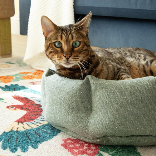 Visuel 9 du produit Corbeille pour chat en tissu beige Scruffs Eco Eden - 45 cm