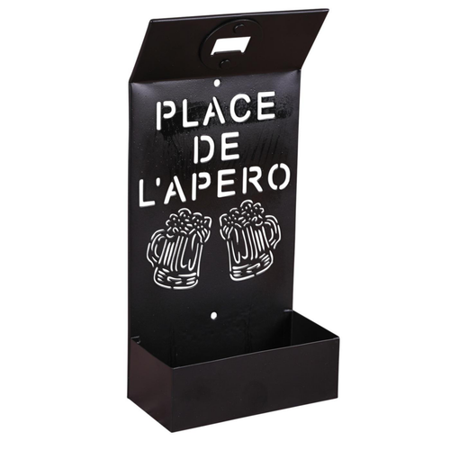 Visuel 1 du produit Décapsuleur en métal noir Place de l’apéro Edgar