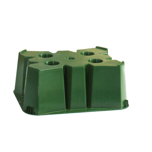 Visuel 4 du produit Socle vert pour récupérateur à eau rond Bellijardin - 200/350 litres