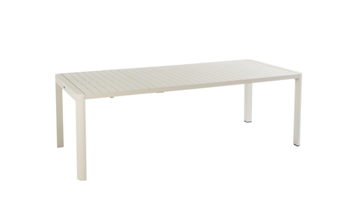 Visuel 1 du produit Table de jardin en aluminium Filao coloris beige Bizzotto - 180/240 x 100 cm