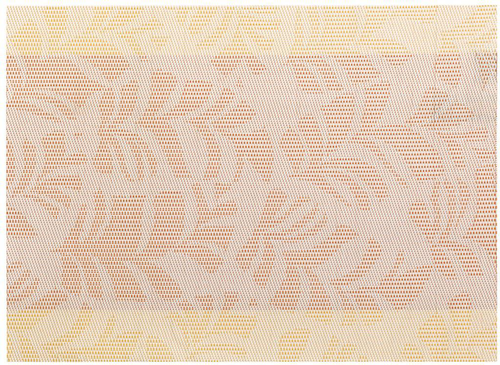 Visuel 1 du produit Set de table Hoja coloris jaune en polyester - 33 x 45 cm