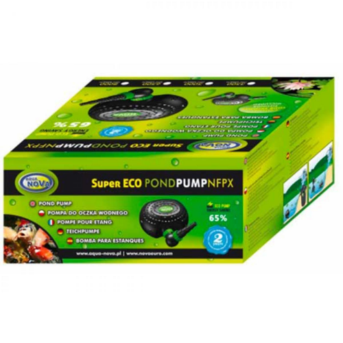 Visuel 6 du produit Pompe de filtration éco-optimisée AQUA NOVA BASSIN Super Eco Pond NFPX-6500 - 6500L/h