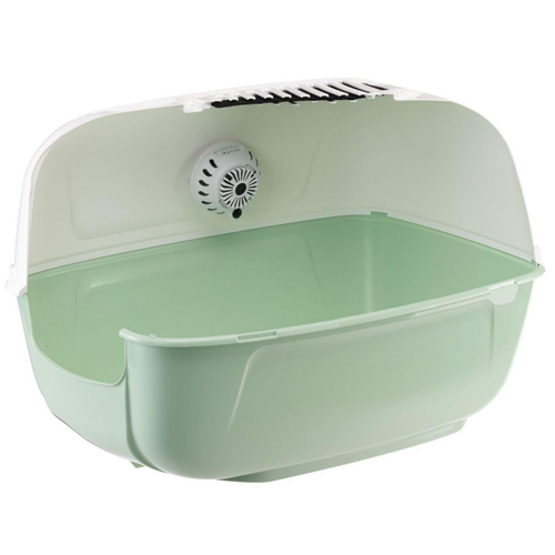 Visuel 3 du produit Neutraliseur électronique d'odeurs des bacs à litière du chat coloris blanc Ferplast Genicair