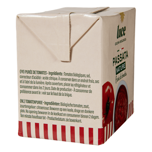 Visuel 4 du produit Sauce tomate Passata nature brique bio Luce - 500 g
