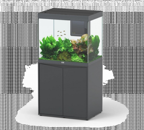 Visuel 2 du produit Aquarium tout équipé, Gris anthracite mat - AQUATLANTIS Volga 200 - 242L