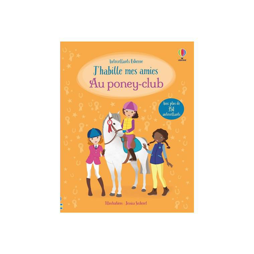 Visuel 1 du produit Livre J'habille mes amies "Au poney club", Ed USBORNE