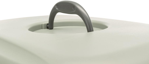 Visuel 5 du produit Maison de toilette pour chat coloris gris et vert avec couvercle recyclé Trixie Vico - 40 x 40 x 56 cm