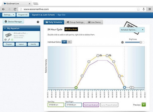 Visuel 4 du produit ReefLink sans fil pour aquarium - ECOTECH MARINE - modèle connecté