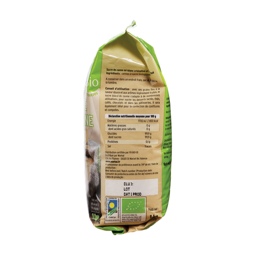 Visuel 3 du produit Sucre blond de canne bio Markal - 1 kg