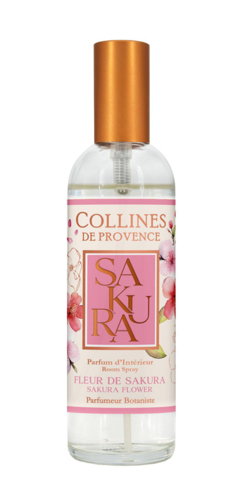 Visuel 1 du produit Parfum d'intérieur senteur fleur de sakura Collines de Provence - 100 ml