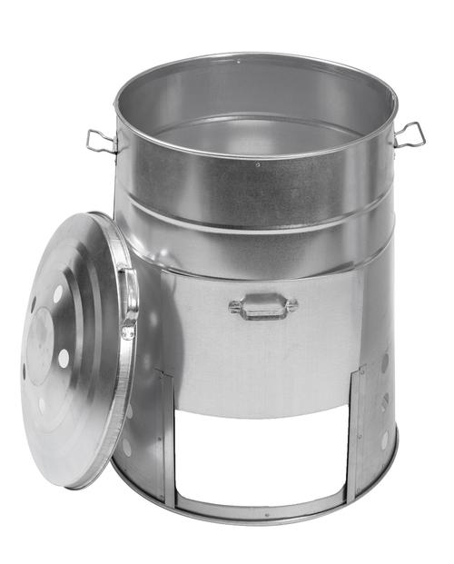 Visuel 1 du produit Composteur coloris gris en acier galvanisé - 120 L