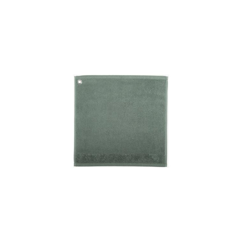 Visuel 1 du produit Essuie mains coloris vert de gris en coton Œillet Curl Winkler – 50 x 50 cm