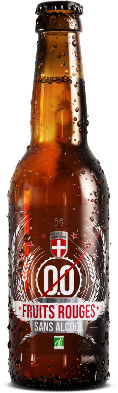Visuel 1 du produit Bière sans alcool bio Fruits rouges Brasseur Savoyard - 33 cl