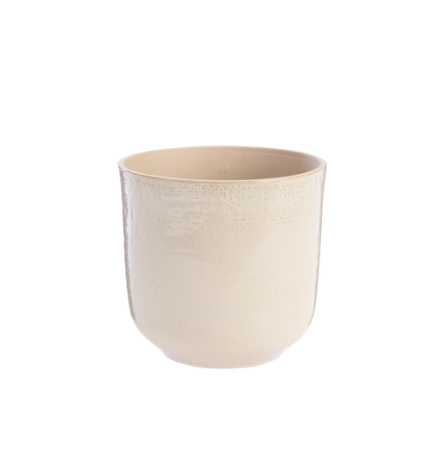 Visuel 1 du produit Cache-pot Sandstone en céramique coloris beige - Ø 30 cm