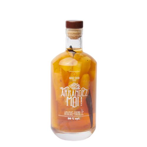 Visuel 1 du produit Préparation pour rhum arrangé à l’ananas et à la vanille Quai Sud Arrangez-moi - 50 cl