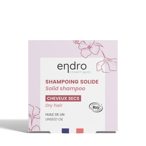 Visuel 1 du produit Shampooing solide bio pour cheveux secs Endro Granit rose - 100 g