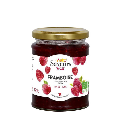Visuel 1 du produit Confiture Extra de framboise bio - 320 g