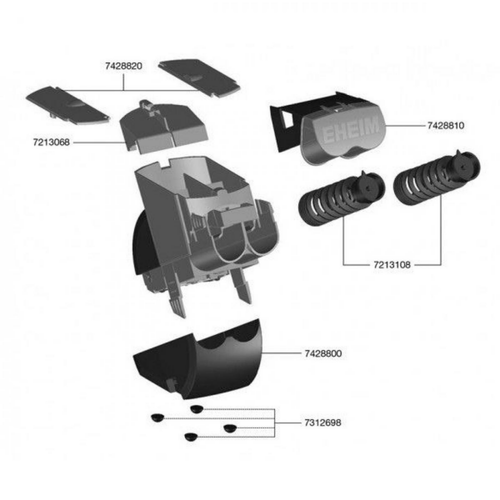 Visuel 4 du produit Distributeur automatique de nourriture double compartiment EHEIM Twin 3582