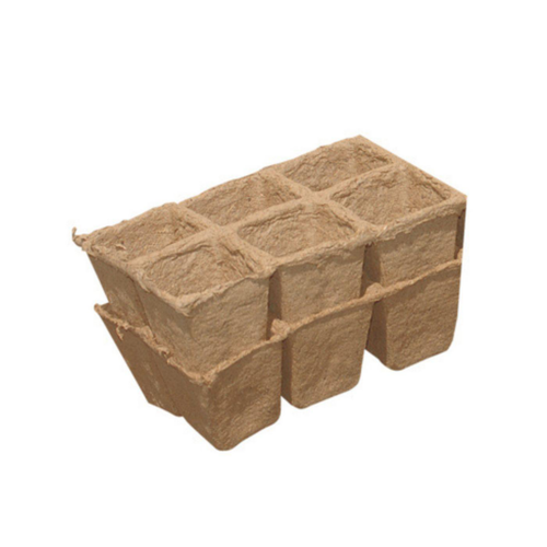 Visuel 1 du produit Plaques de culture coloris beige 100 % biodégradables Nortene Growing Pot x 4 - 15 x 25 cm