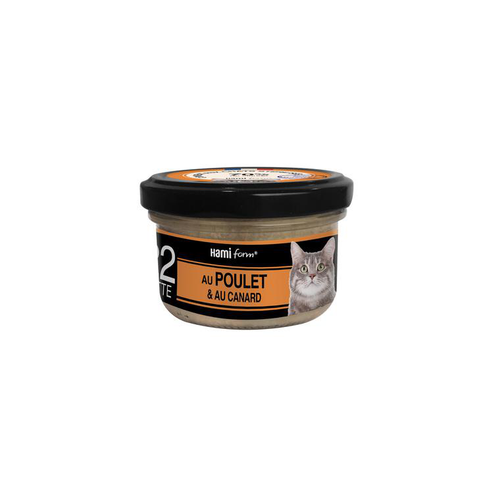 Visuel 1 du produit Boîte Chat Hamiform 80g, poulet, fromage et riz