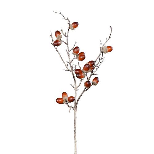 Visuel 1 du produit Branche artificielle de glands marron - 75 cm