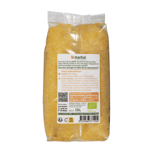 Visuel 2 du produit Polenta bio Markal - 500 g