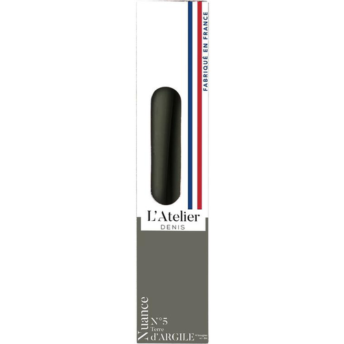 Visuel 1 du produit Bougie flambeau 25 cm gris argile L’Atelier de Denis - Le pack de 4