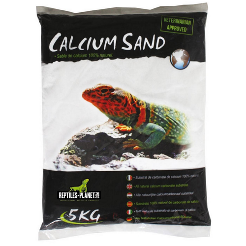 Visuel 1 du produit Sable de calcium pour terrarium coloris blanc Reptile Planet Artic White - 5 kg
