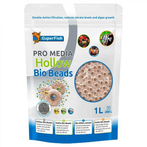 Visuel 1 du produit Support bactérien SUPERFISH Pro Media Bio Bead 3D - 1L