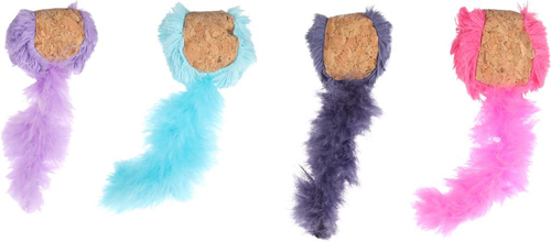 Visuel 8 du produit Jouet pour chat cork ball coloris multicolore Kong