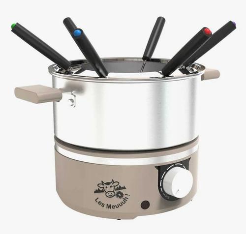 Visuel 1 du produit Coffret fondue Little fondue Meuuuh pour 6 personnes - 37 x 44,5 x 25 cm