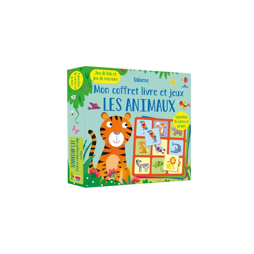 Visuel 1 du produit Coffret livre et jeux "Les animaux"