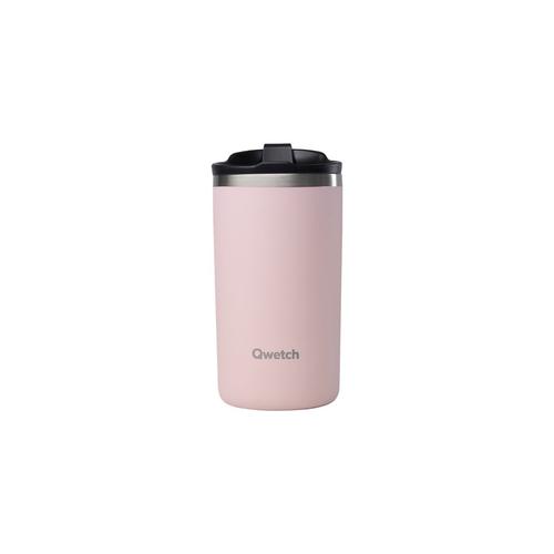 Visuel 1 du produit Travel mug isotherme en inox Qwetch Matt rose pastel - 350 ml