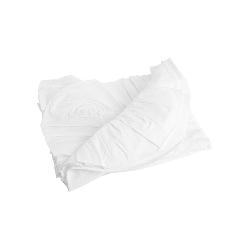 Visuel 1 du produit Nappe à volants blanche en coton - 250 x 150 cm