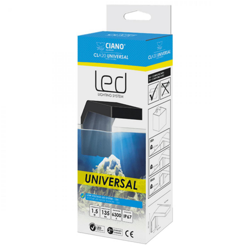Visuel 2 du produit Rampe LED universelle, spéciale aquarium eau douce - CIANO - modèle CLA20