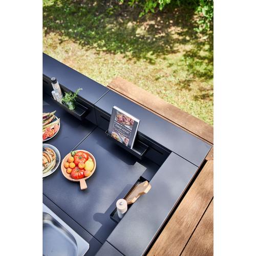 Visuel 8 du produit Bac de rangement noir Forge Adour - 30 x 8,6 x 6 cm